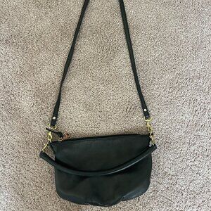 Clare V Petit Moyen Crossbody Bag Black